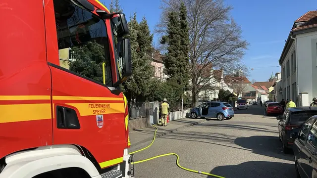 Verkehrsunfall in Speyer | Foto: Brand- und Katastrophenschutz der Stadt Speyer