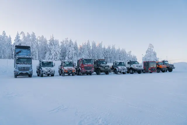  Defence-Fahrzeuge von Daimler Truck bestehen Wintererprobung auf Eis und Schnee
 | Foto: Copyright Daimler Truck AG