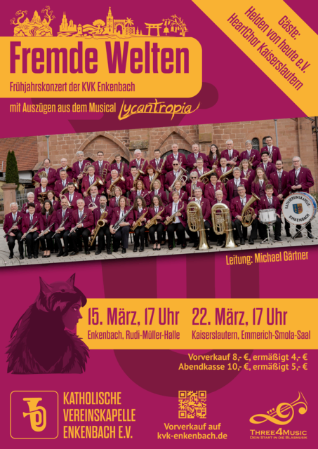 Frühjahrskonzert der Kathonlischen Vereinskapelle Enkenbach e.V. | Foto: Stefan Kühner