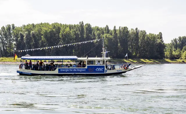Die Fähre zwischen Speyer und Rheinhausen: Der Betrieb ruht mangels Betreiber | Foto: SWS
