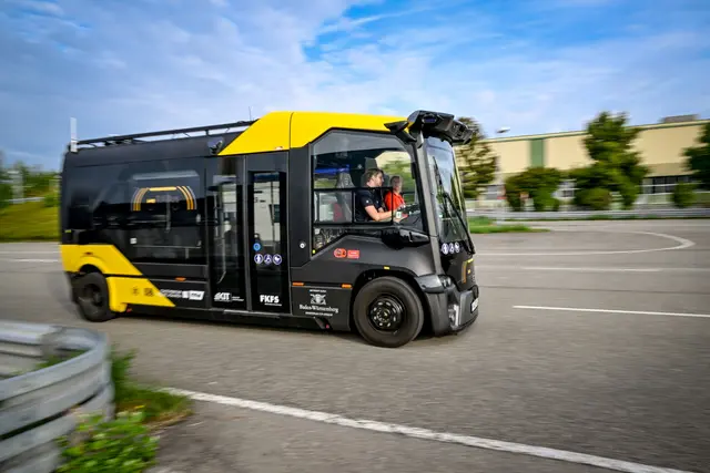 Autonome Shuttles können den ÖPNV besonders in ländlichen Regionen stärken | Foto: Felix Kästle, ZF Friedrichshafen