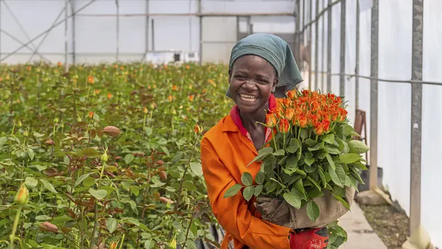 Beim Blumenkauf im Supermarkt oder Blumenladen helfen Labels bei der Entscheidung, wenn neben dem Preis auch faire Arbeitsbedingungen wichtig sind. | Foto: PFFH/Hotlist