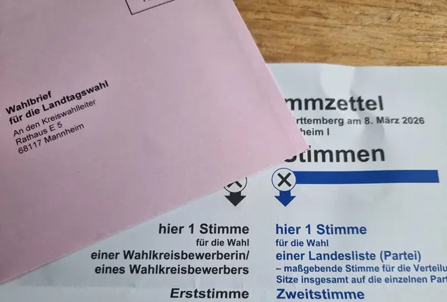 Auch die Briefwahl haben viele Menschen in Mannheim in Anspruch genommen. Bei dieser Wahl sind zwei Stimmen zu vergeben. | Foto: BAS