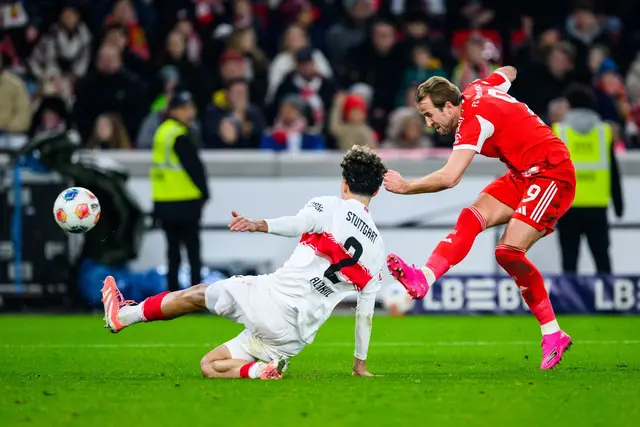 Der FC Bayern mit Torjäger Harry Kane trifft am 19. April wieder auf den VfB Stuttgart. (Archivbild)  | Foto: dpa