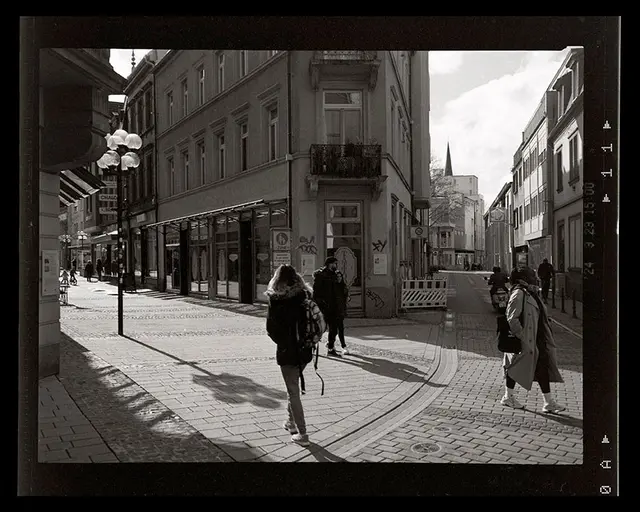 Kaiserslautern heute: Am Übergang von der Kerststraße in die Pirmasenser Straße. Zu sehen ist auch die Alleestraße. | Foto: Jörg Heieck/gratis