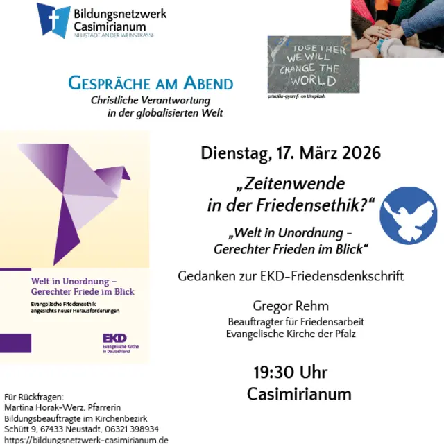 Plakat zur Veranstaltung | Foto: zur freien Verfügung