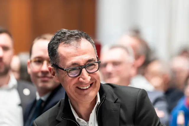 Ist er am Ende des Wahlabends der lachende Sieger? Grünen-Spitzenkandidat Cem Özdemir. (Archivbild) | Foto: dpa
