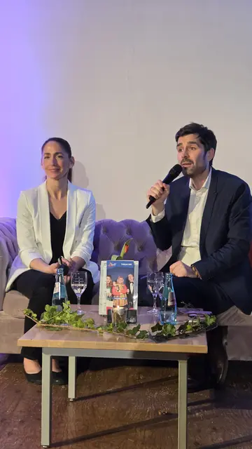 Sven Teuber, Mitglied des Landtags (MdL) und Staatsminister steht Rede und Antwort | Foto: Magali Leidig-Petermann