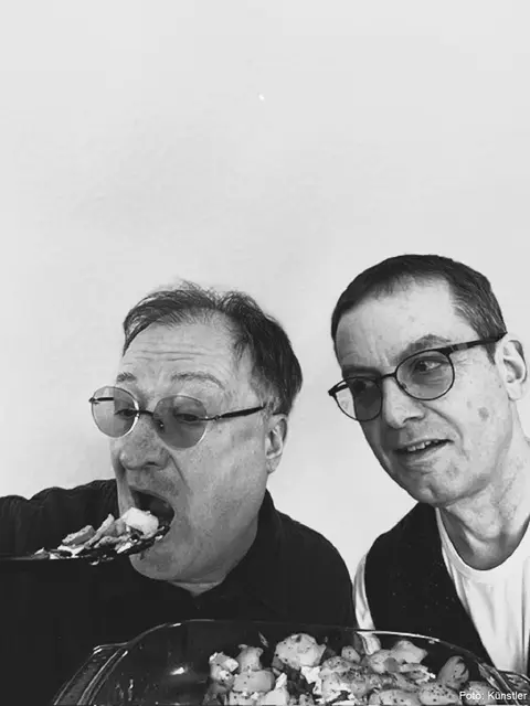 Ralph Dillmann (Gesang) und Gerd Kaufhold (Klavier) im Theater Blaues Haus | Foto: Dillmann/Kaufhold/gratis