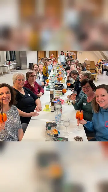 verdienter Feierabend an langer Tafel | Foto: All Cantare