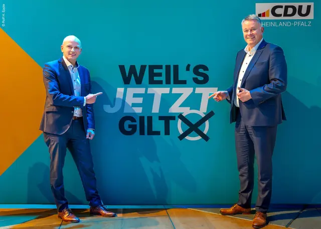 Florian Bellaire und Gordon Schnieder (rechts) | Foto: Rolf H. Epple