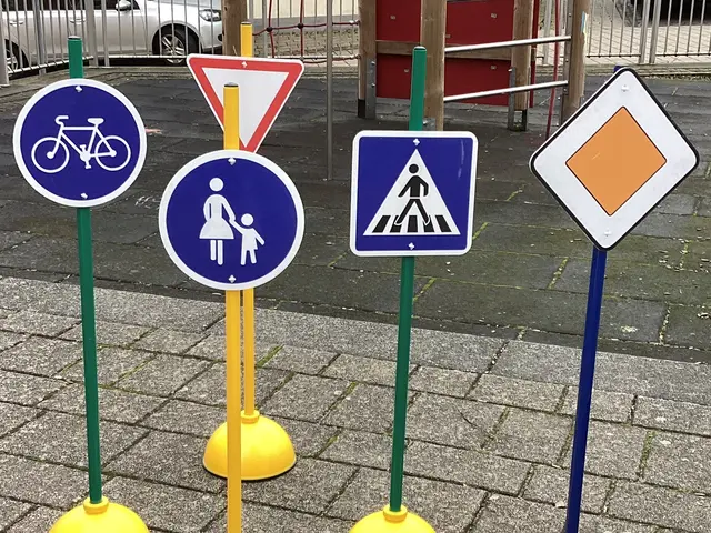 Einsatz der ersten Verkehrszeichen im Rahmen der Verkehrserziehung | Foto: Polizeidirektion Trier