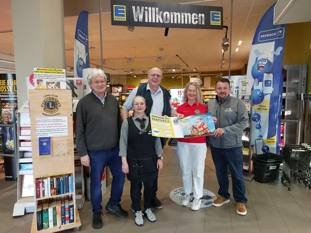 Von links: Richard Peters,  Olena Meier, Robert Schröter, Christa Leipold, Uwe Burger

 | Foto: Lions Club Wörth-Kandel/frei