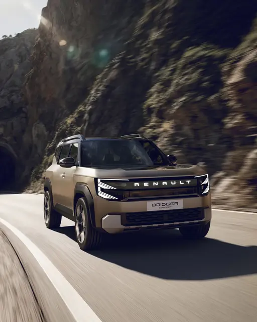 SUV-Studie: Der Bridger Concept von Renault ist nach Herstellerangaben für Verbrenner genauso gerüstet wie für Hybrid- oder Elektroantrieb. (zu dpa: «Wird aus dem Renault Bridger der kleine Bruder des Duster?») | Foto: dpa
