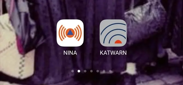 Warn-Apps auf dem Smartphone  | Foto: Heike Schwitalla