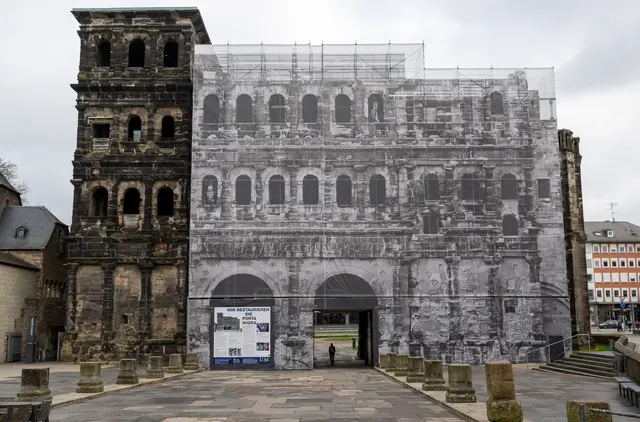 Die Südfassade wird bis Ende 2027 saniert | Foto: dpa