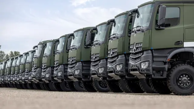 Mercedes-Benz Arocs - eines der Modelle, die in MOSAIK eingebunden werden sollen | Foto: Copyright Daimler Truck AG. Alle Rechte vorbehalten. 