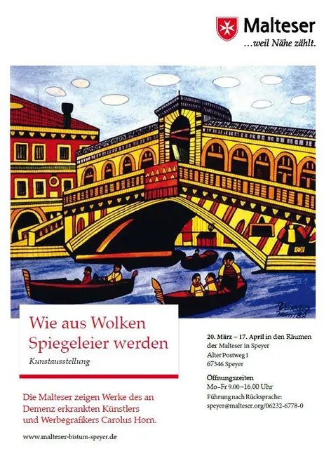 Die Ausstellung "Wie aus Wolken Spiegeleier werden" gibt den Startschuss für das neue Selbsthilfe-Angebot.  | Foto: Malteser