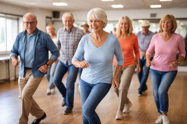 Line Dance | Foto: Heike Schwitalla - erstellt mit KI