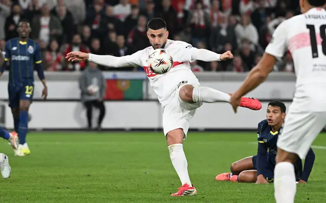 Deniz Undav schoss das 1:2 - und ärgerte sich mächtig über die Provokationen des FC Porto. | Foto: dpa