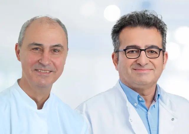 Dr. med. Michael Ziehmer und Varto Seeid (von links) | Foto: Städtisches Krankenhaus Pirmasens