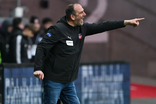 Heidenheims Trainer Frank Schmidt haderte nach der Niederlage in Frankfurt mit dem Pech. | Foto: dpa