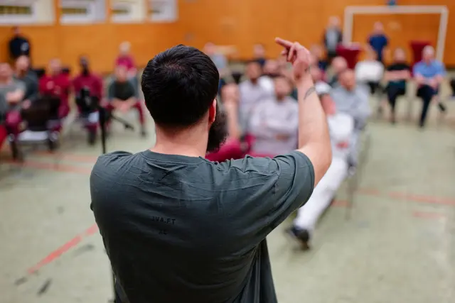 Osca ist nicht nur zum Zuhören gekommen. Er tritt selbst auf. | Foto: dpa