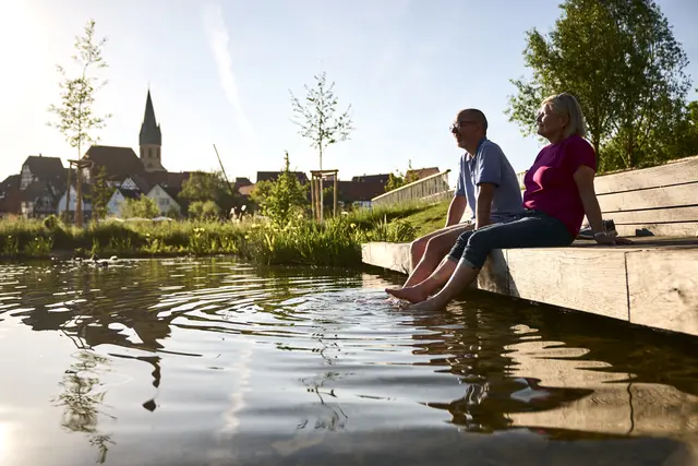 Einfach mal die Seele baumeln lassen – funktioniert perfekt in Eppingen. | Foto: Tourimia Tourismus GmbH | Stefan Leitner Photography