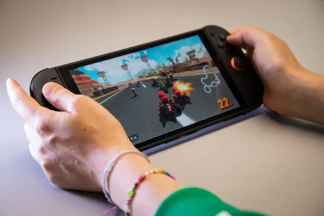 Grafik-Boost für unterwegs: Mit dem neuen Handheld-Boost-Modus zeigt die Nintendo Switch 2 Spiele auch mobil in 1080p-Auflösung statt der bisherigen 720p. | Foto: dpa