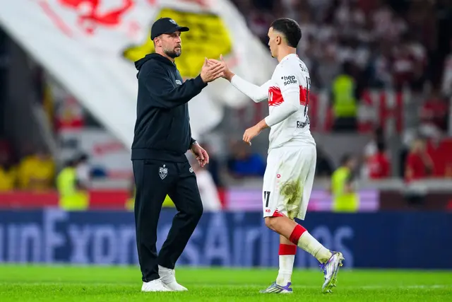 Sebastian Hoeneß und Bilal El Khannouss vom VfB Stuttgart (Archivfoto) | Foto: dpa