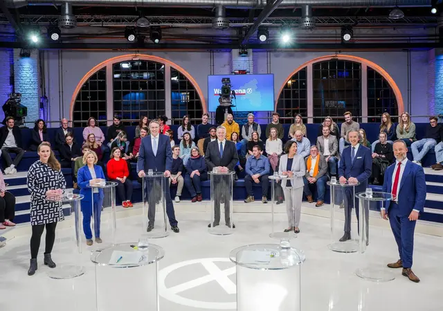 In der SWR-Wahlarena waren vergangene Woche bereits die sieben Spitzenkandidaten zur Diskussion aufeinandergetroffen. (Archivbild) | Foto: dpa