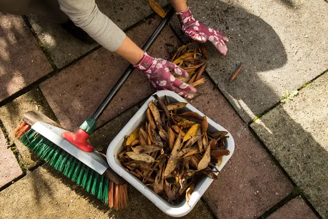 Terrasse frühlingsfit machen: Nach dem Winter braucht auch die Terrasse einen Frühjahrsputz | Foto: dpa