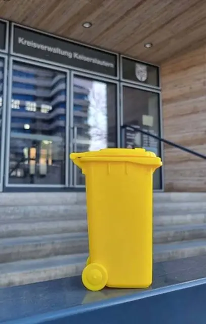Im Landkreis Kaiserslautern wird ab 2028 die Gelbe Tonne eingeführt | Foto: Kreisverwaltung KL/gratis