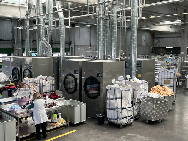 Blick in den Übergangsstandort in Kaiserslautern: Hier wird die Wäsche seit dem Großbrand in Landstuhl verarbeitet. | Foto: Elis-Groupe