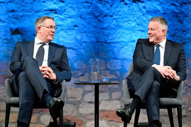 Alexander Schweitzer (l), rheinland-pfälzischer Ministerpräsident und SPD-Spitzenkandidat bei der Landtagswahl, und sein Herausforderer Gordon Schnieder, CDU-Spitzenkandidat. (Archivbild) | Foto: dpa