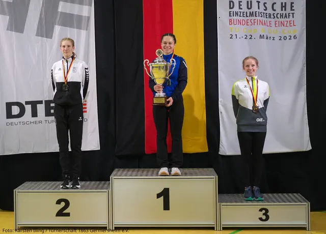 Deutsche Meisterin Triple Under Cup  AK: Liv Grete Schupp | Foto: Karsten Illing