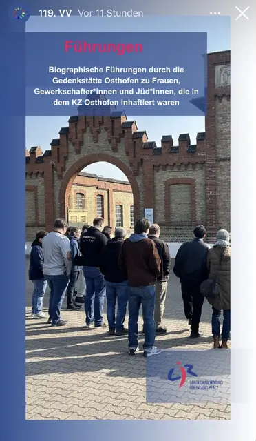 Führung durch die Gedenkstätte | Foto: LJR RLP