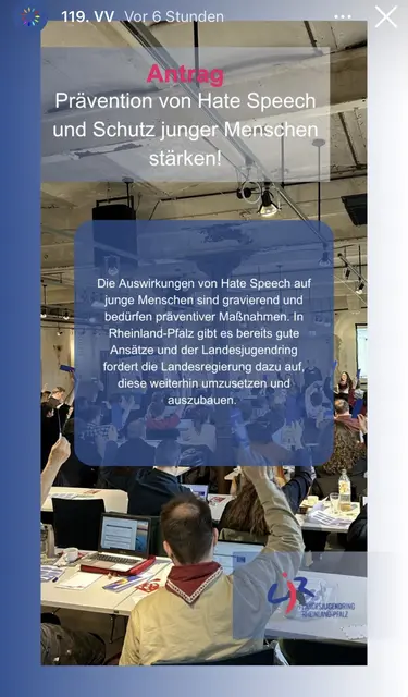Antrag Hate Speech | Foto: LJR RLP