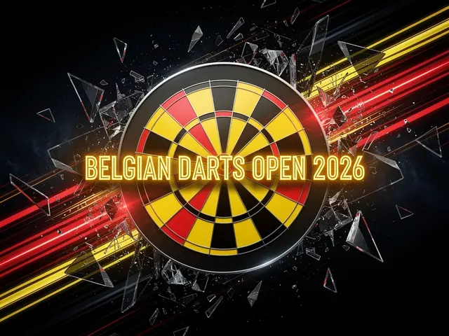 Luke Humphries gewinnt die Belgian Darts Open 2026 in einem packenden Finale gegen Jonny Clayton | Foto: Stephanie Walter - erstellt mit KI