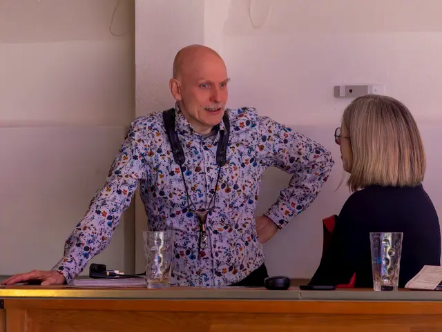 Während der Pause | Foto: Johann-Peter Melder