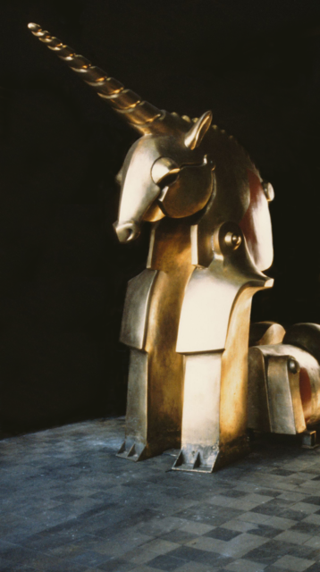 Großes Einhorn in Tokio von Gernot Rumpf. | Foto: Rumpf