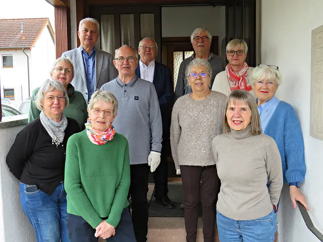 Seniorenbeirat mit Bürgermeister Peter Christ und Bernd Johann | Foto: Brigitte Melder