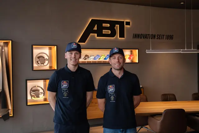 In der DTM Saison 2026 gehen Luca Engstler und Marco Mapelli für Abt Sportsline an den Start. Bild frei zur redaktionellen Verwendung. | Foto: ADAC