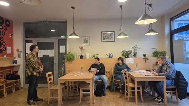 Sprachcafé im DiakoniePunkt Konkordien | Foto: Je Lammer