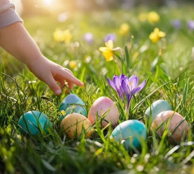 Ostern mit der Familie | Foto: H. Schwitalla (bearbeitet mit KI)