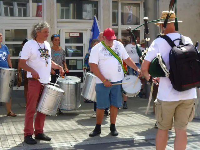 Musikalische Begleitung einer Protestaktion 2023 in Ramstein. Für 2026 sind neue Aktionen geplant. | Foto: Arno Edgar Beier