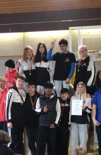 Das Schwimmteam der Paul-Moor-Förderschule | Foto: Paul-Moor-Förderschule