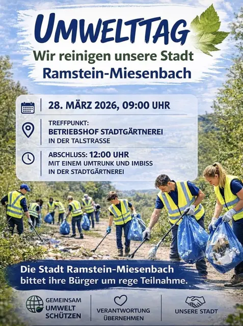 Hinweis auf den Umwelttag | Foto: Stadt Ramstein-Miesenbach