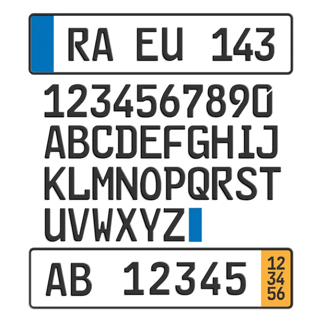 Mit selbst gemalten Kennzeichen war ein 45-Jähriger in Grünstadt unterwegs. Die Polizei stoppte die Fahrt und leitete ein Strafverfahren ein. | Foto: Ronillo/stock.adobe.com
