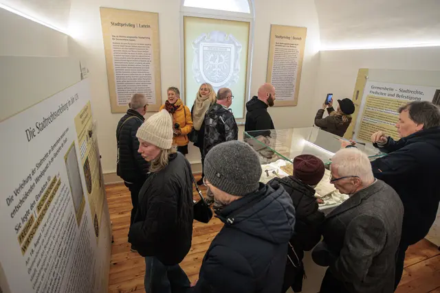Eröffnung der Sonderausstellung „Germersheim – Rudolf von Habsburg und die Stadtrechtsverleihung 1276“  - spannende Einblicke in die Stadtgeschichte | Foto: Paul Needham